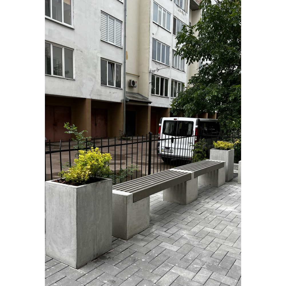 Кашпо бетонне «Прайм»