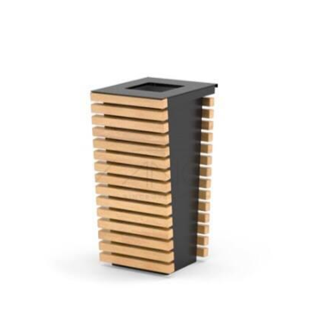 Урна металева з дерев’яними брусами «К-1»
