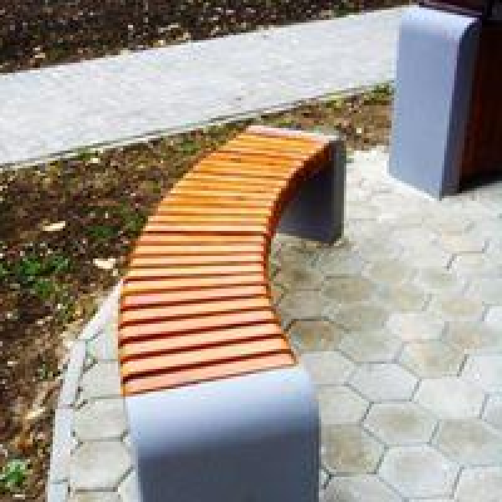 Бетонні боковинки для лавок