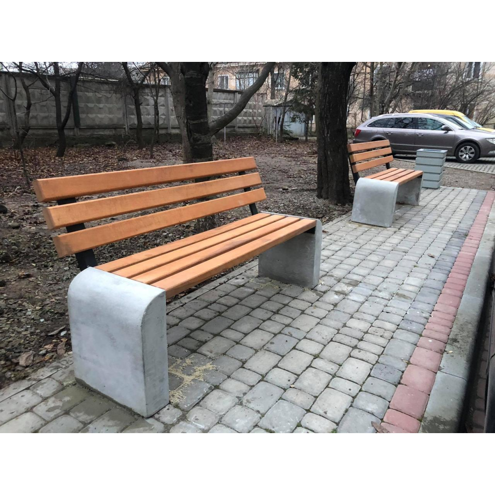 Бетонні боковинки для лавок